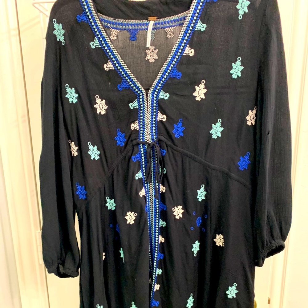 Free people embroidery dress